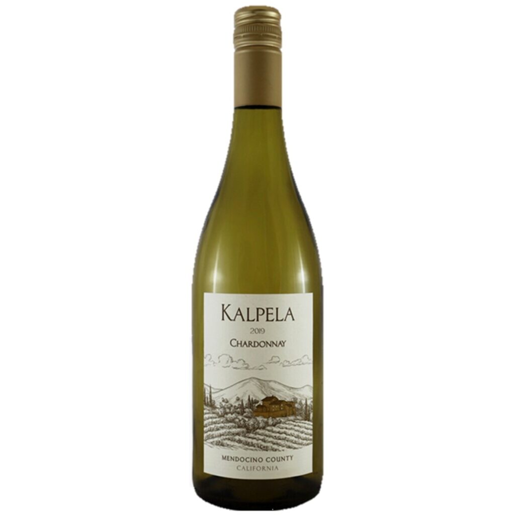 Californisk Chardonnay, Kalpela Vineyards, Graziano, Menozino, USA