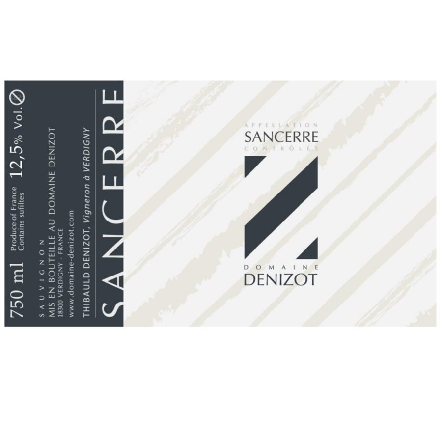 Sancerre-Blanc Domaine Denizot etiket