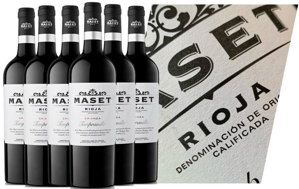 Bodegas Maset Rioja Crianza mega bund banner