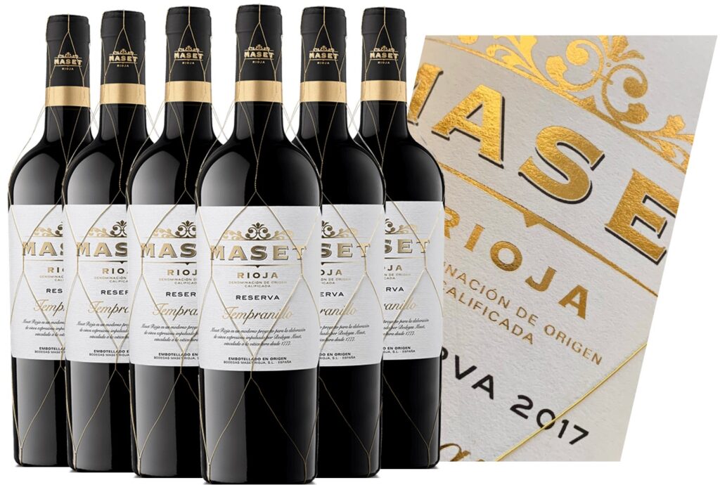 Rioja Reserva Tempranillo Bodegas Maset mega banner bund