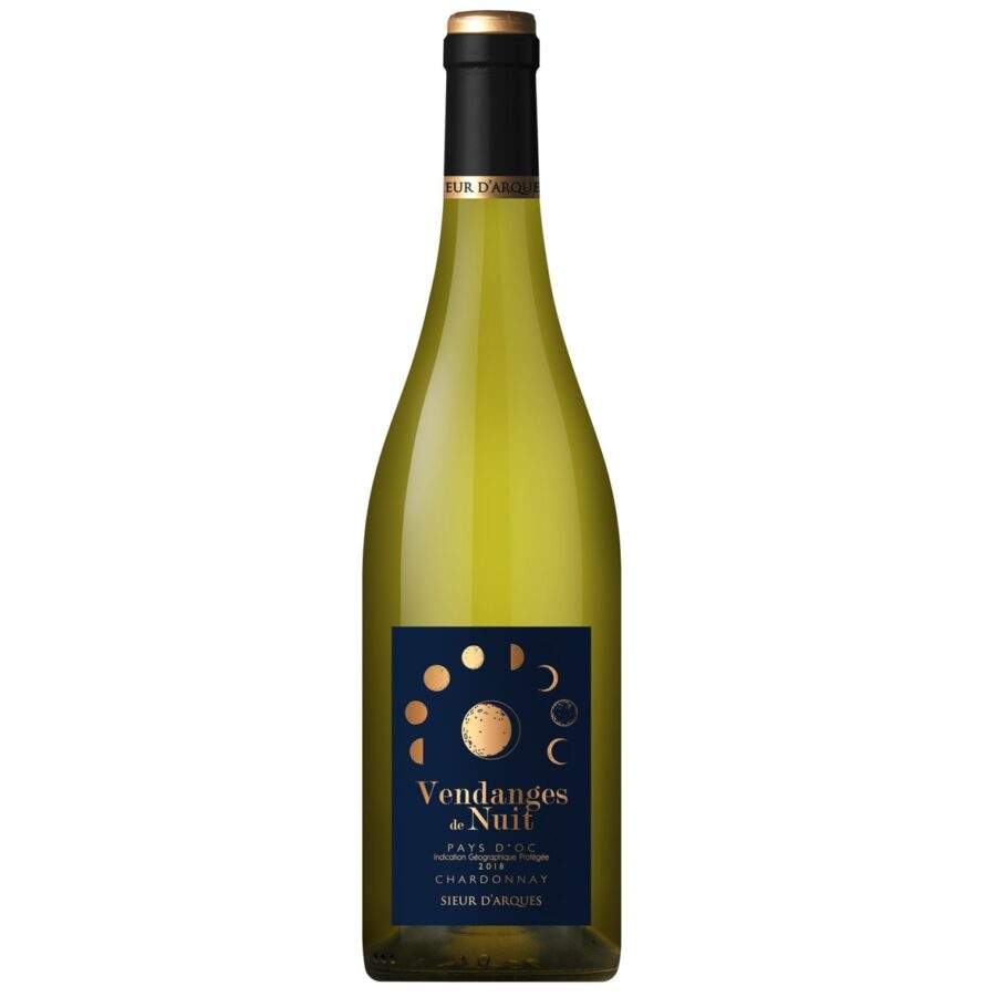 Sydfransk hvidvin Chardonnay "Vendanges de Nuit", Sieur d'Arques 75 cl.