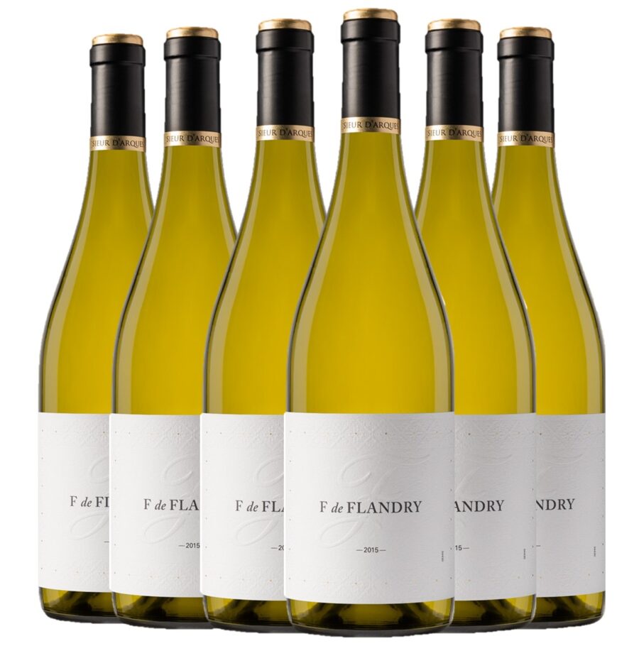 Fransk hvidvin Chardonnay f de Flandrey 6 flasker