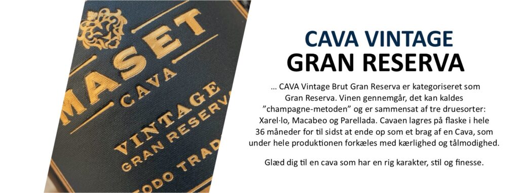 Maset Cava Vintage Gran Reserva Banner