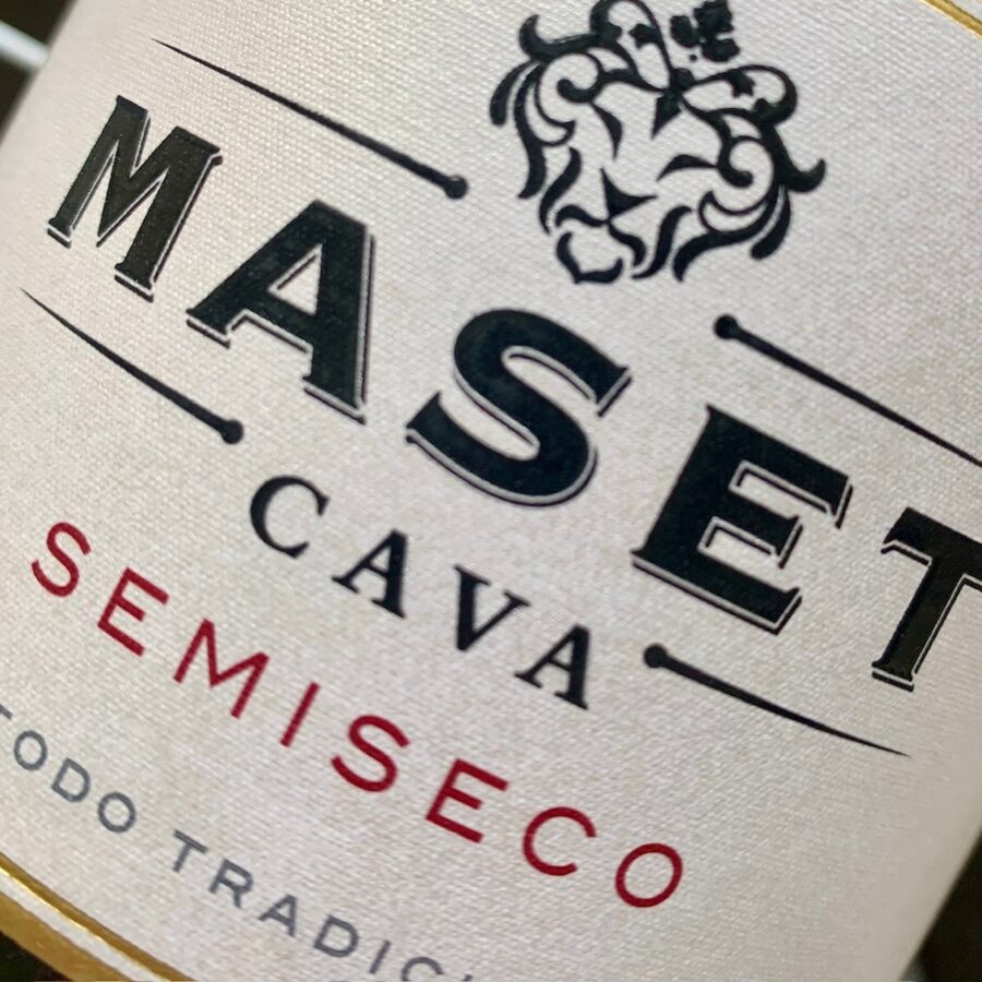 Maset Semiseco front label kvardrat