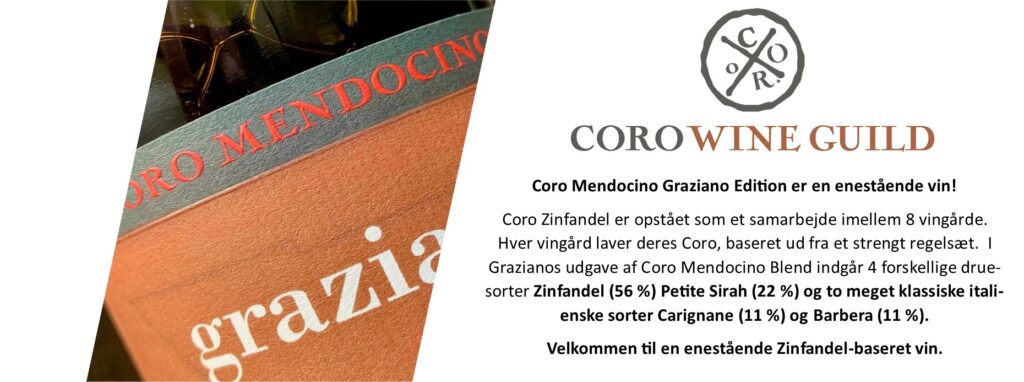 CORO Zinfandel Mendocino banner