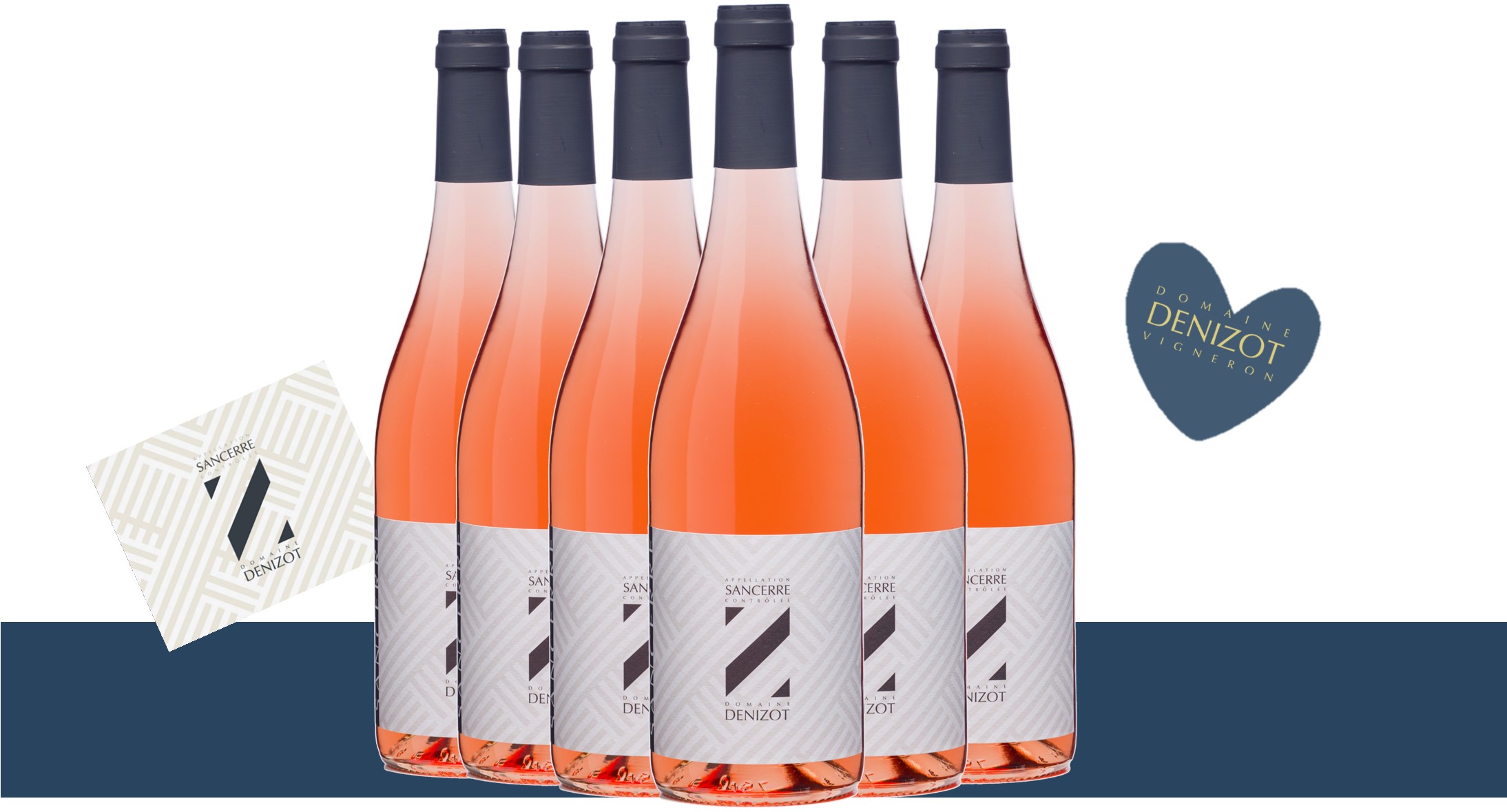 Sancerre rose Domaine DENIZOT 6 flaasker