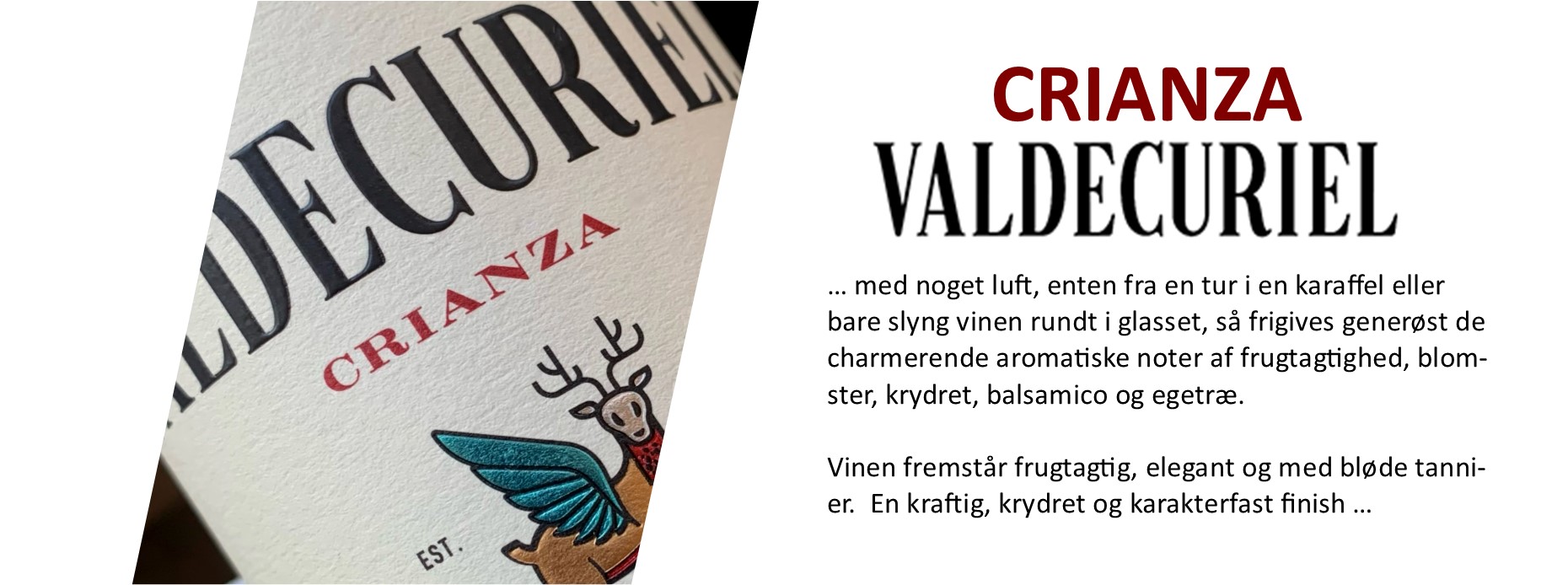 Bodegas Valdecuriel Crianza banner