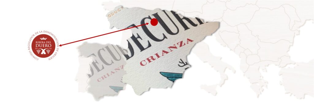 Bodegas Valdecuriel Crianza landkort banner 2