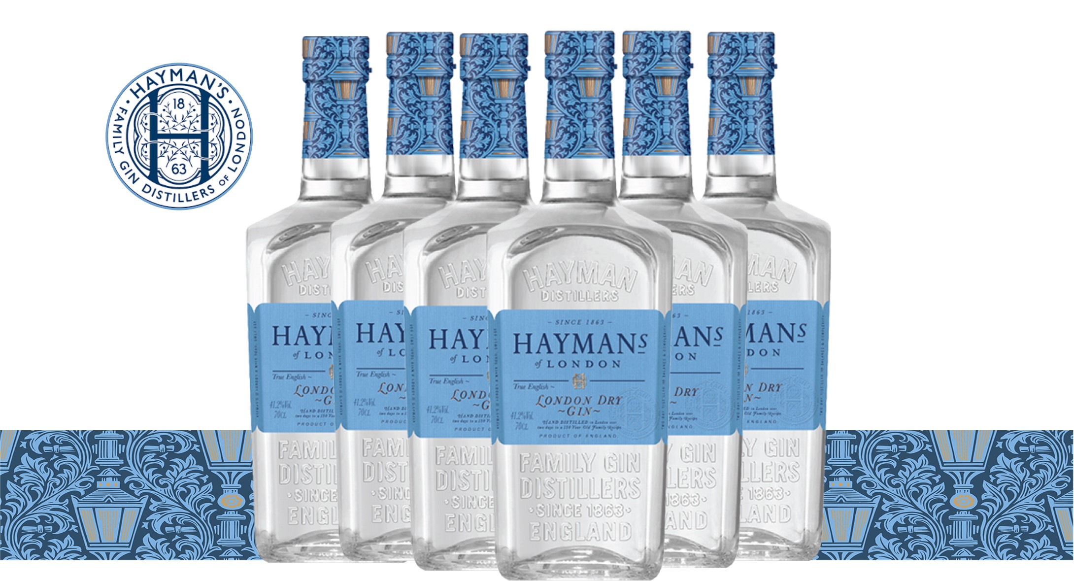 Haymans London dry gin mega banner