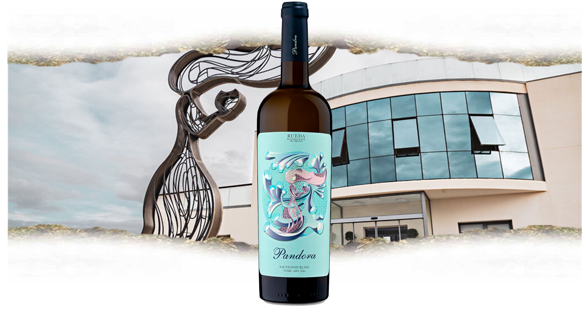Bodegas Pandora web banner med billede