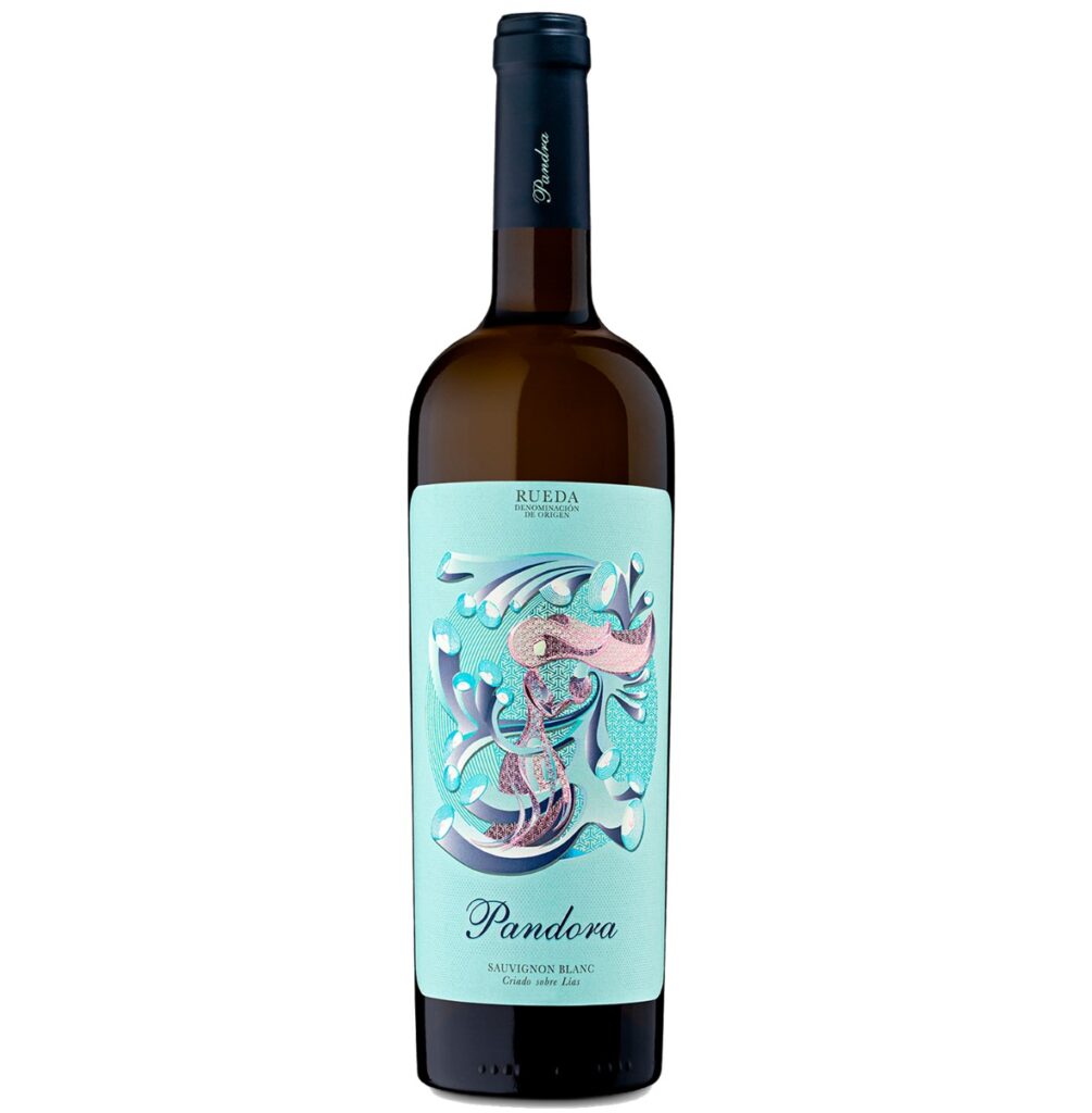 Sauvignon Blanc Bodegas Pandpra Rueda Spanien webbillede