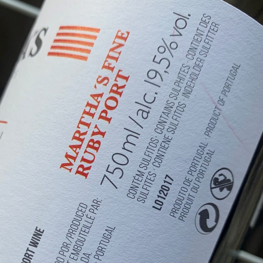 Marthas Fine Ruby back label kvardrat 3