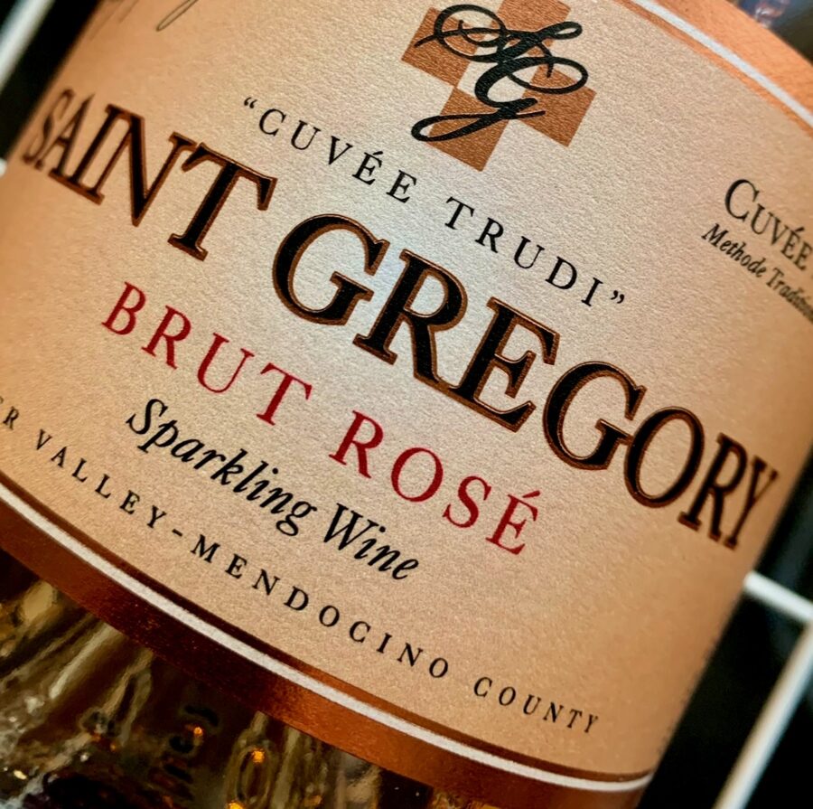Saint Gregory Brut Rose Graziano front label