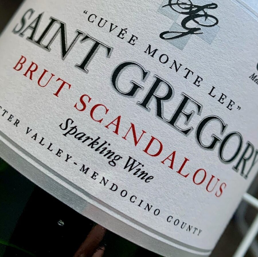 Saint Gregory Brut Scandalos front label