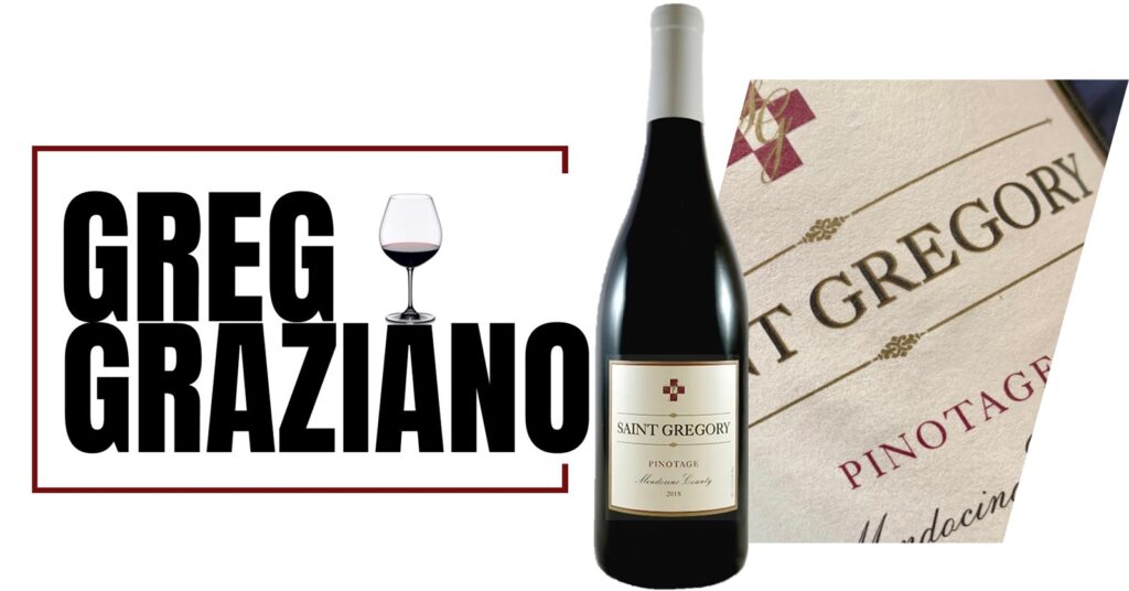 Saint Gregory Pinotage Graziano Wine banner 3