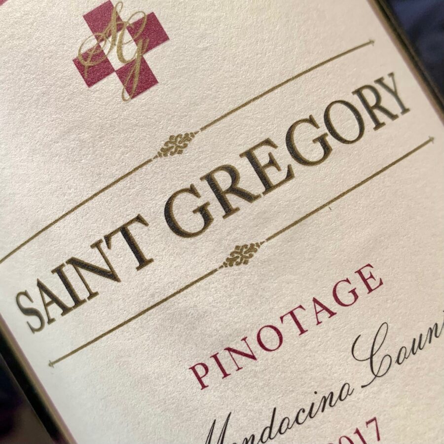 Saint Gregory Pinotage Graziano Wines frontlabel